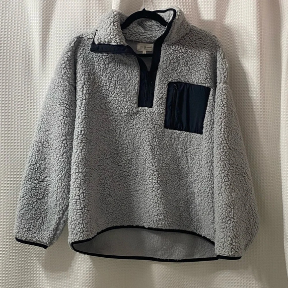 W&W ONCE L&G Cozy Up Sherpa Zip Jacket - Picture 2 of 10